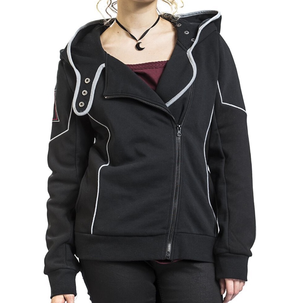 Marvel Black Widow Embroidered Hooded Jacket (EMP Brand)